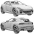Автомобіль Ferrari Purosangue - zifir3d