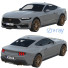 Автомобіль Ford Mustang 2023 - zifir3d