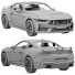 Auto Ford Mustang GT 2023 - zifir3d