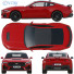 Auto Ford Mustang GT 2023 - zifir3d