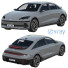 Автомобіль Hyundai Ioniq 6 - zifir3d