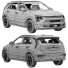 Автомобіль Kia Niro - zifir3d