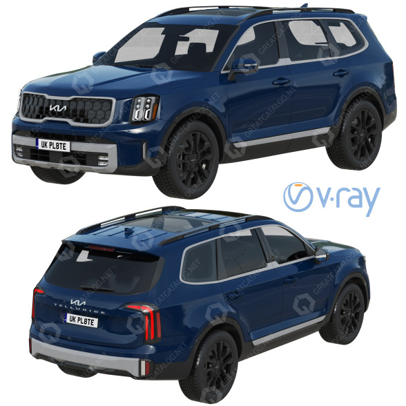 Coche Kia Telluride Modelo 3D