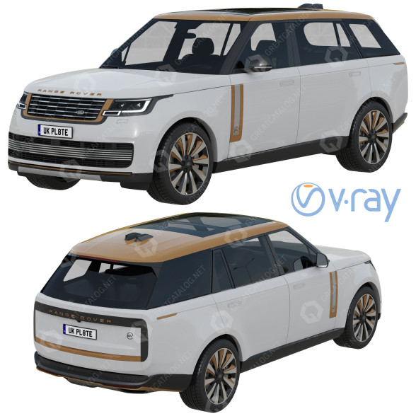Auto Land Rover Range Rover SV LWB 3D-Modell
