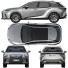 Автомобиль Lexus RX 450 2023 - zifir3d