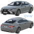 Coche Lexus ES F-sport 2022 - zifir3d