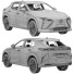 Auto Lexus RZ 450e - zifir3d