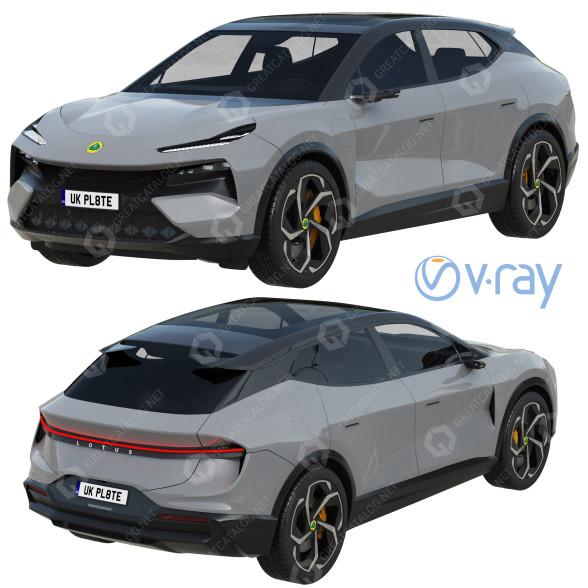 Автомобиль Lotus Cars Eletre 3D модель