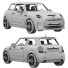 Автомобіль BMW Mini Cooper SE Electric - zifir3d
