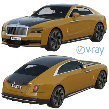 Автомобіль Rolls-Royce Spectre 3D модель