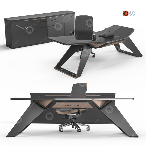 Робочий простір Guillotine Set 3D модель