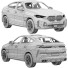 Auto BMW X6 M60i - zifir3d