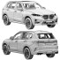 Автомобіль BMW X5M Competition 2023 - zifir3d