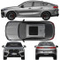 Coche BMW X6M Competition 2023 - zifir3d
