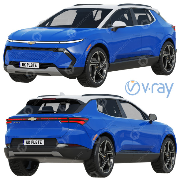 Voiture Chevrolet Equinox EV modèle 3D