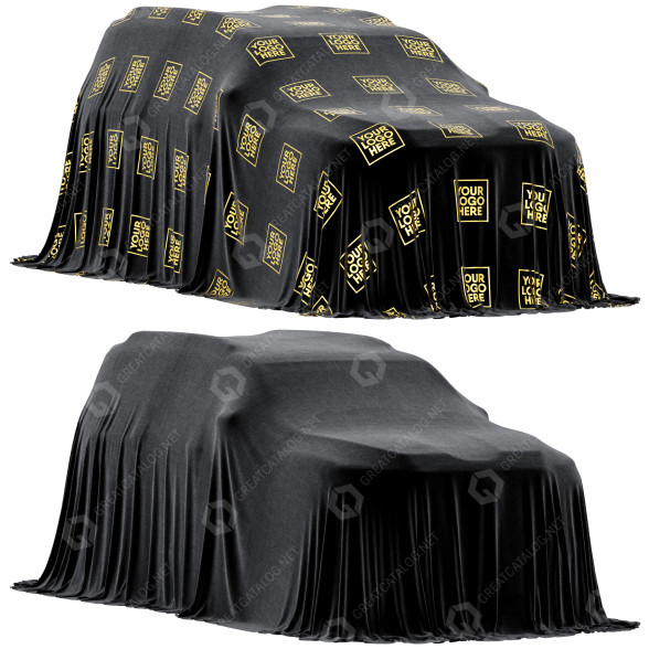 Автомобільний чохол Black and Logo 3 3D модель