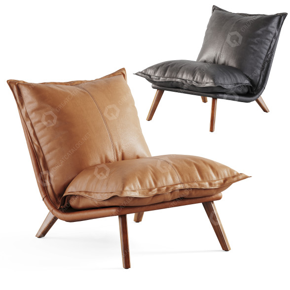 Armchair Fuga Mobilya Loft 3D model