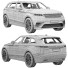 Coche Land Rover Range Rover Velar - zifir3d