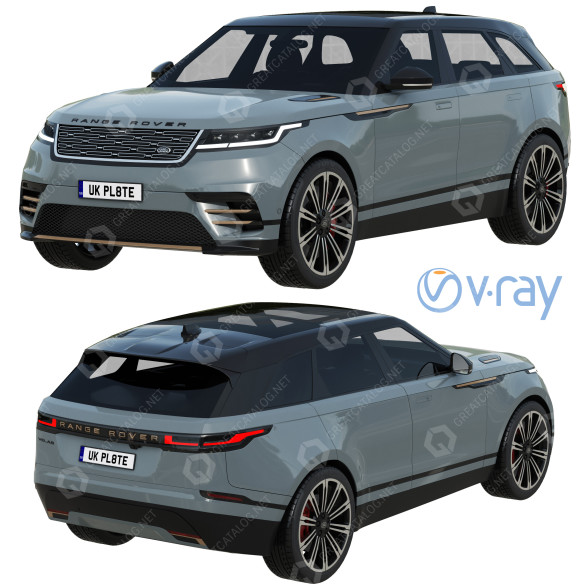 Coche Land Rover Range Rover Velar Modelo 3D