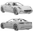 Car Maserati GranTurismo Folgore - zifir3d