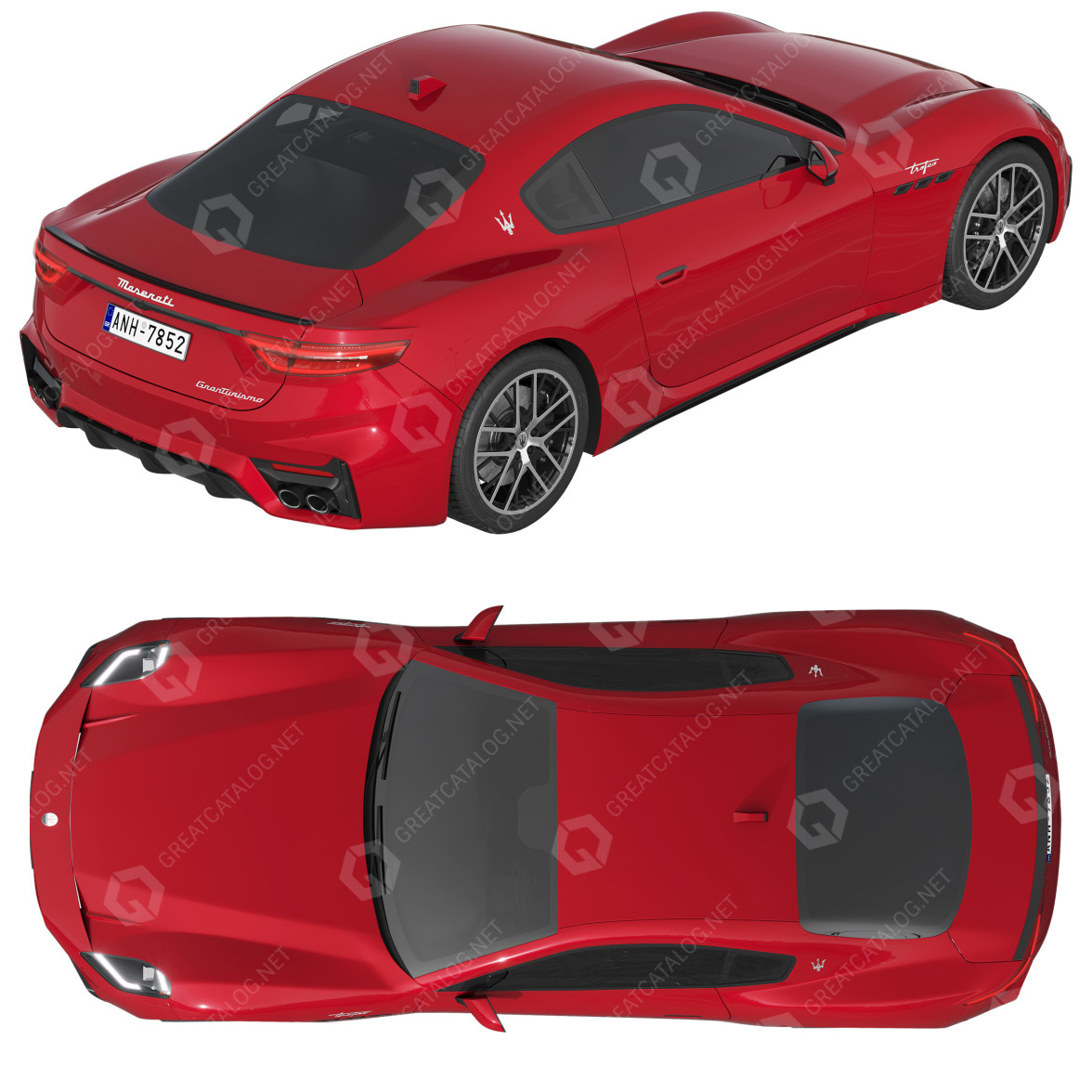 3D model Car Maserati GranTurismo Trofeo