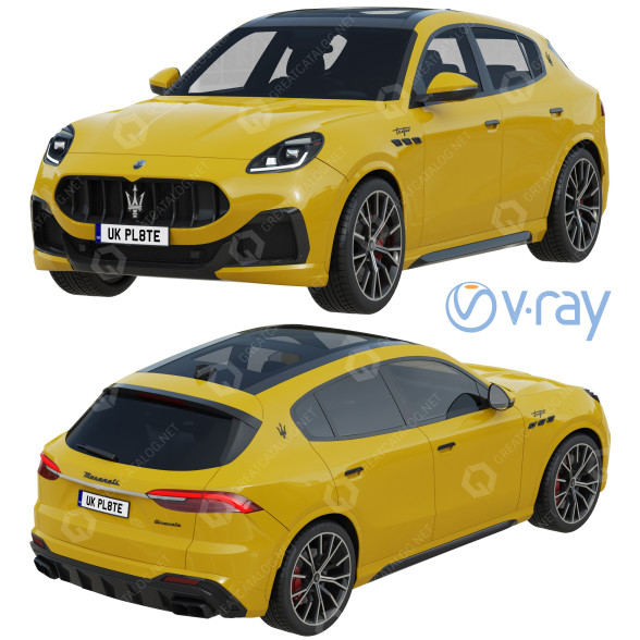 Car Maserati Grecale 3D model