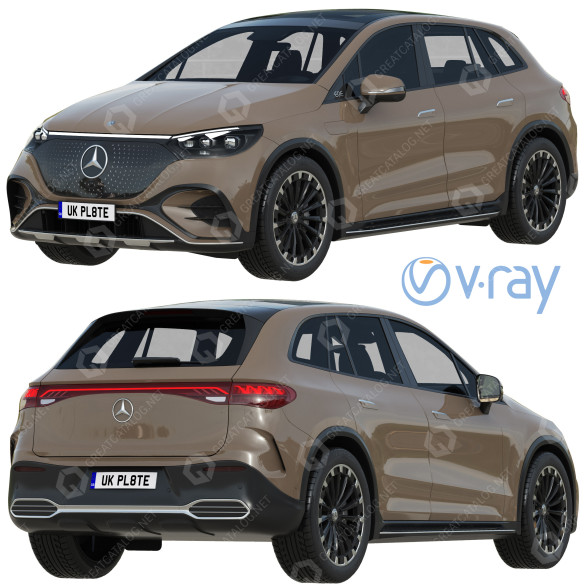 Car Mercedes-Benz EQE SUV 3D model