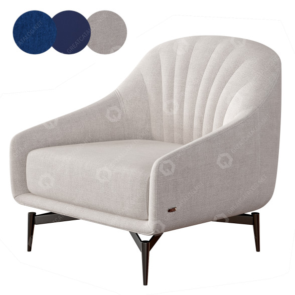 Fotel Natuzzi Editions C014 Felicita model 3D