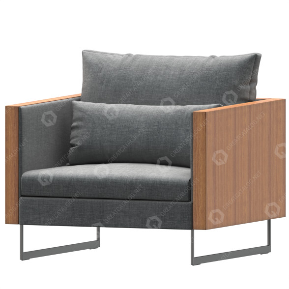 Fauteuil Joquer Deck modèle 3D