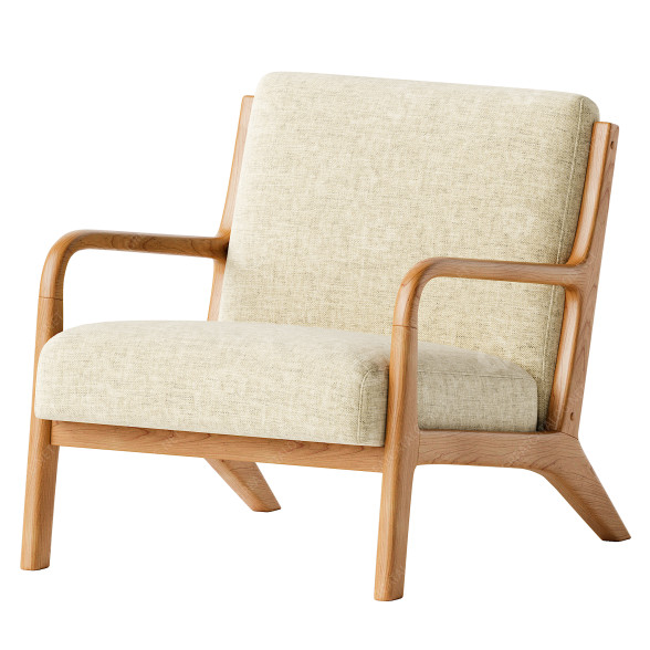 Armchair Mistana Ronaldo Upholstered Lounge 3D model