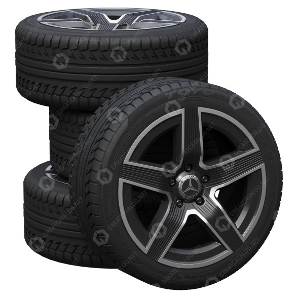 Колеса Mercedes-Benz Tires 8 3D модель