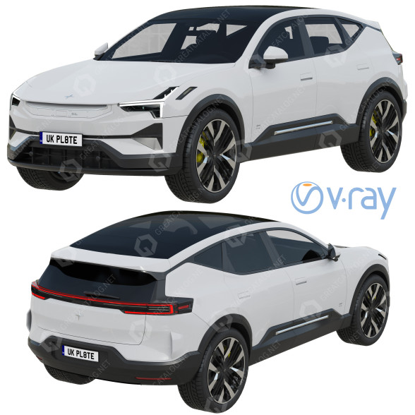 Car Volvo Polestar 3 3D model