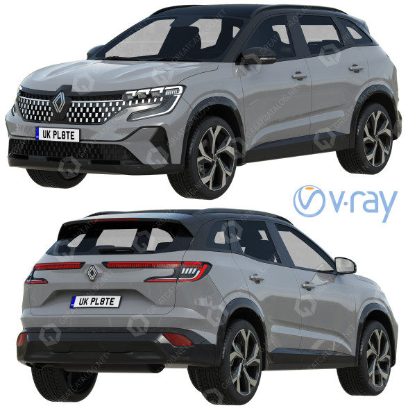 Автомобиль Renault Austral 3D модель