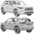 Автомобіль Toyota Corolla Cross - zifir3d