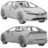 Автомобіль Toyota Prius - zifir3d