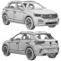 Samochód Volkswagen T-Roc R 2022 - zifir3d