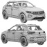 Coche Volkswagen T-Roc 2022 - zifir3d