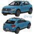 Coche Volkswagen T-Roc 2022 - zifir3d