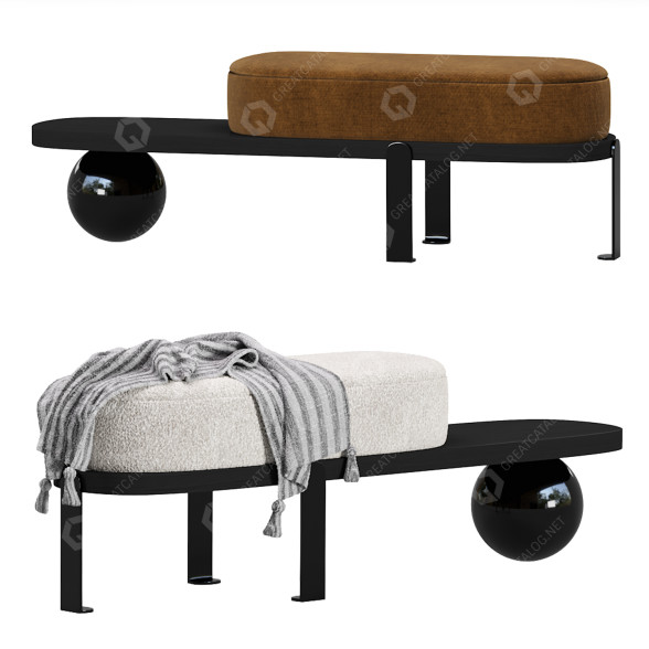 Банкетка Noho Home Immy 3D модель
