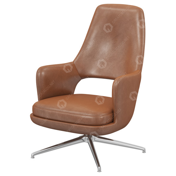 Sessel Flexform Eliseo High 3D-Modell