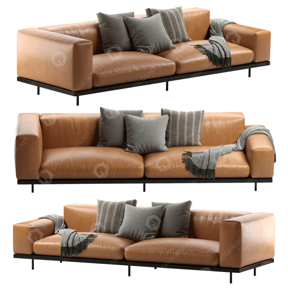 Sofa Arflex Naviglio 3D-Modell