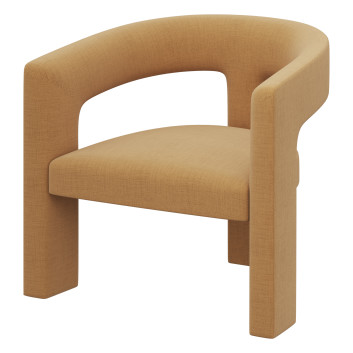 Sessel  Restoration Hardware Ines Open Back 3D-Modell