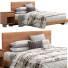 Bed and Bedside Table West Elm Anton Solid Wood - ED-MONTE