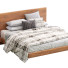 Bed and Bedside Table West Elm Anton Solid Wood - ED-MONTE