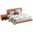 Bed and Bedside Table West Elm Anton Solid Wood - ED-MONTE