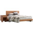 Bed and Bedside Table West Elm Anton Solid Wood - ED-MONTE