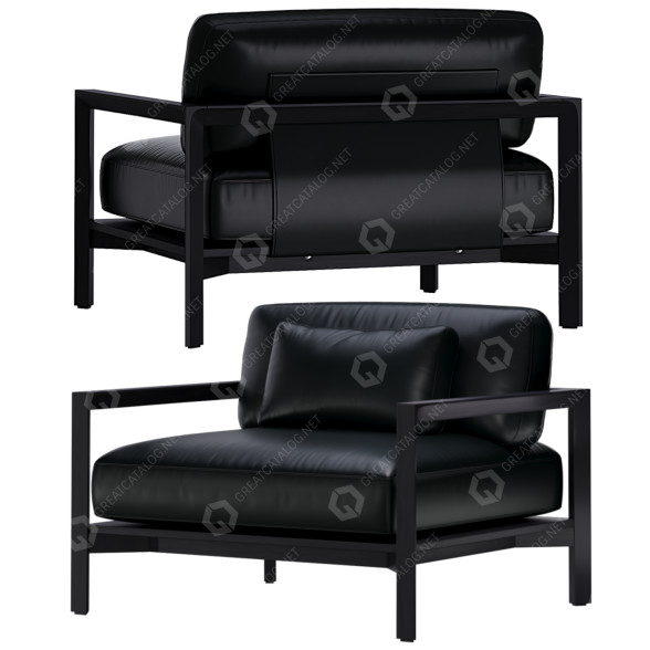 Armchair SP01 Ling 3D model