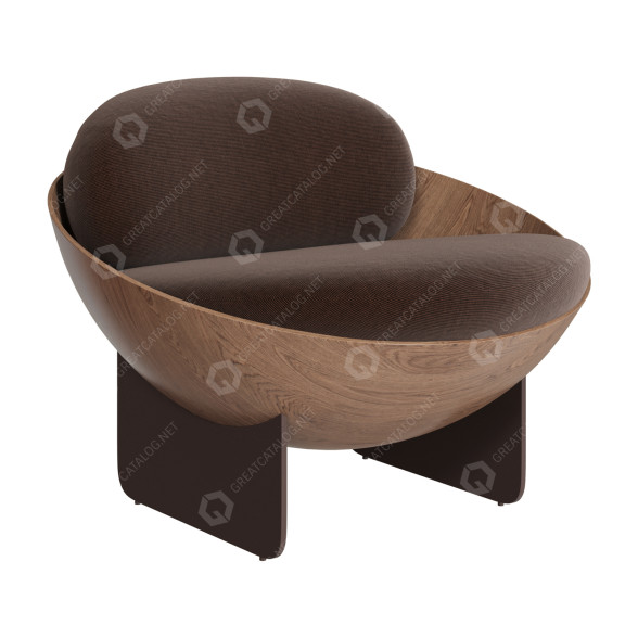 Sessel Mauricio Coelho Oco 3D-Modell