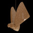 Lampa wisząca Homary Butterfly LED Clear and Gold Unique Light - CGMOD