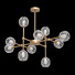 Lámpara de araña Modern Luxury Copper Crystal by Lamlux - Navruzpro